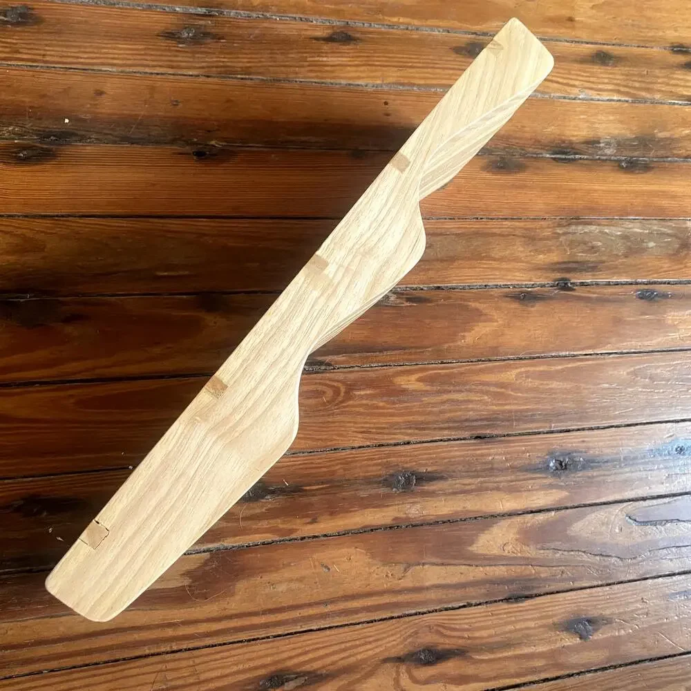 6 slot drawer wooden knife block